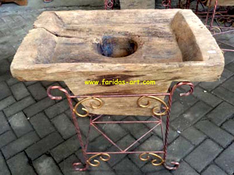 Meja Telepon - Lumpang (Kaki Besi)